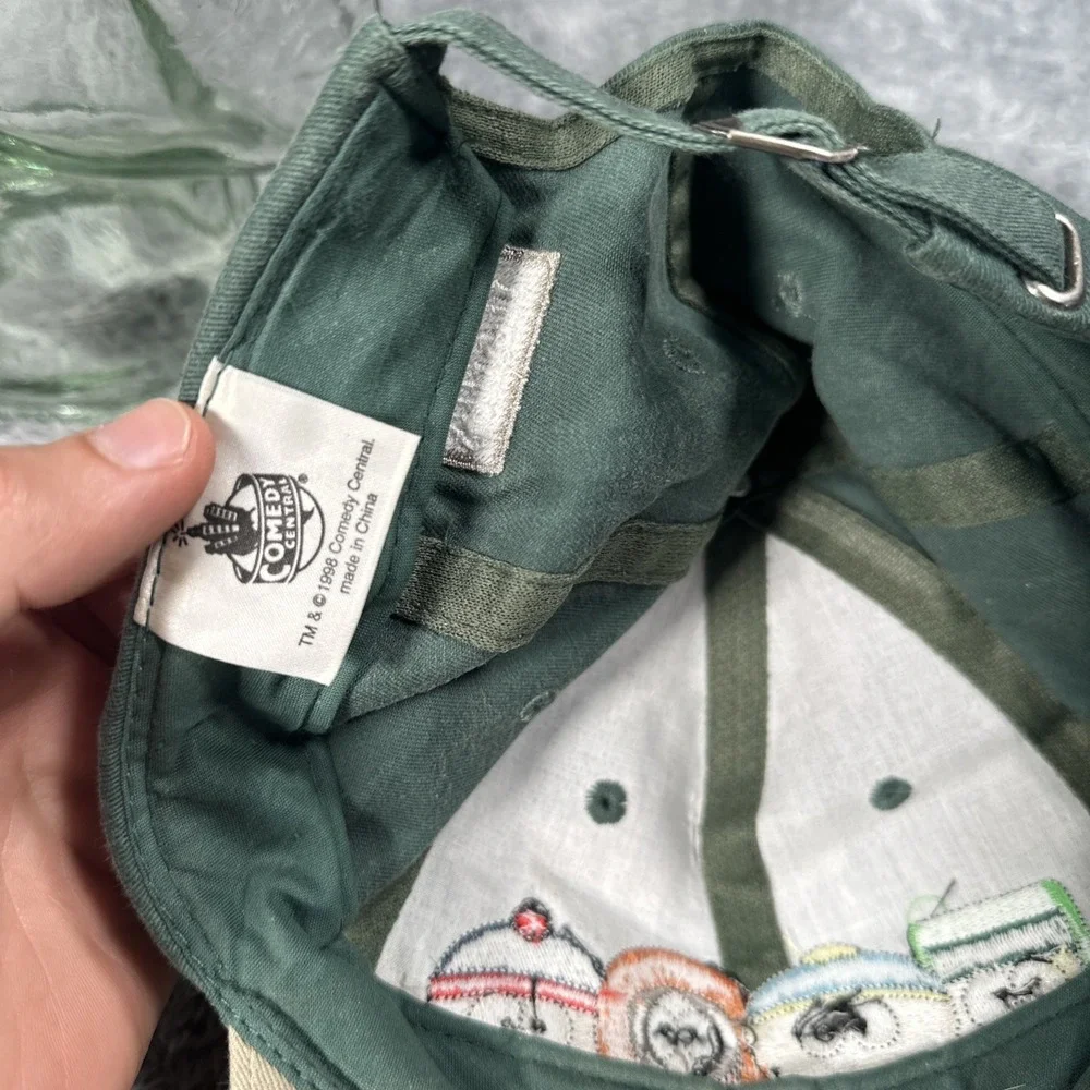 Vintage 1998 South Park Comedy Central Strap Back Hat Kenny Cartman Stan Cartoon